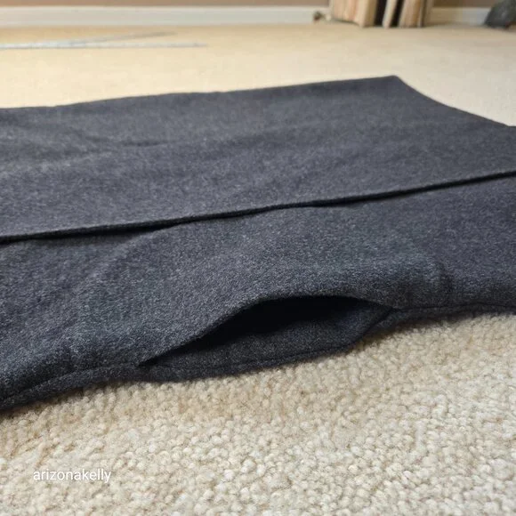 NWT Wool Blend Double Faced Overcoat in Graphite The Reset R Label XS - Picture 8 of 13